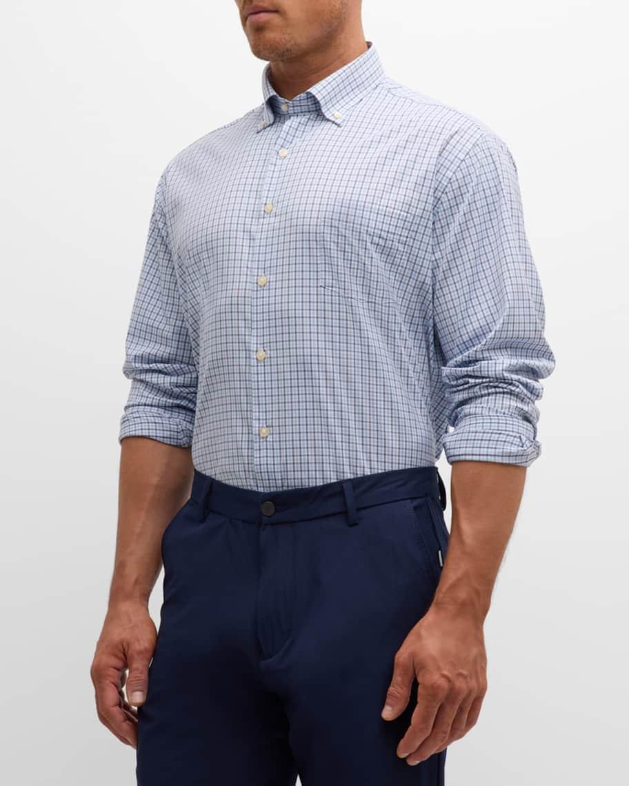 Peter Millar Chelan Check Performance Button-Down Shirt Product Image