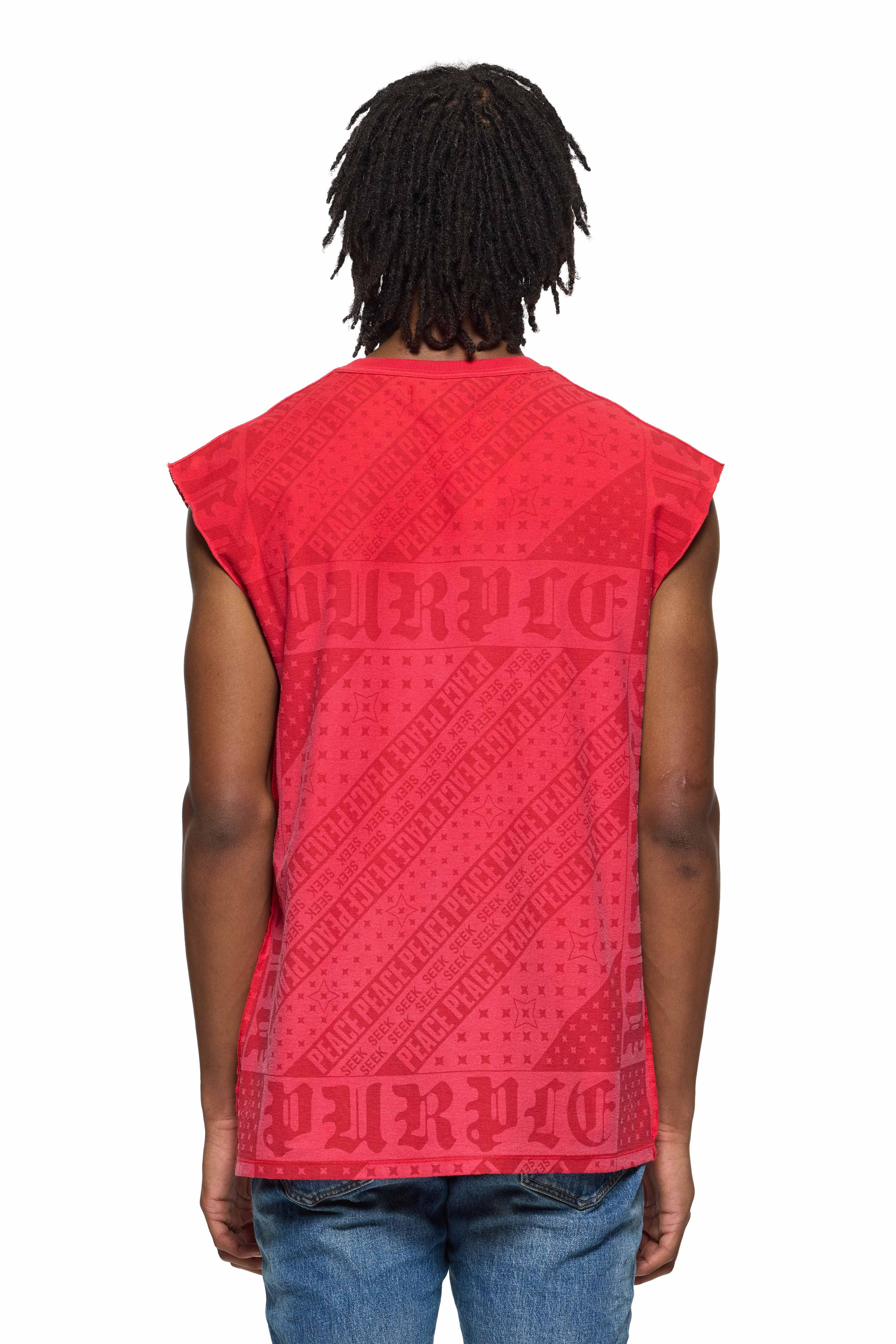 Flag Bandana Tank Top Male Product Image