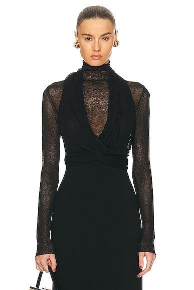 Ferragamo Bodysuit in Black Product Image