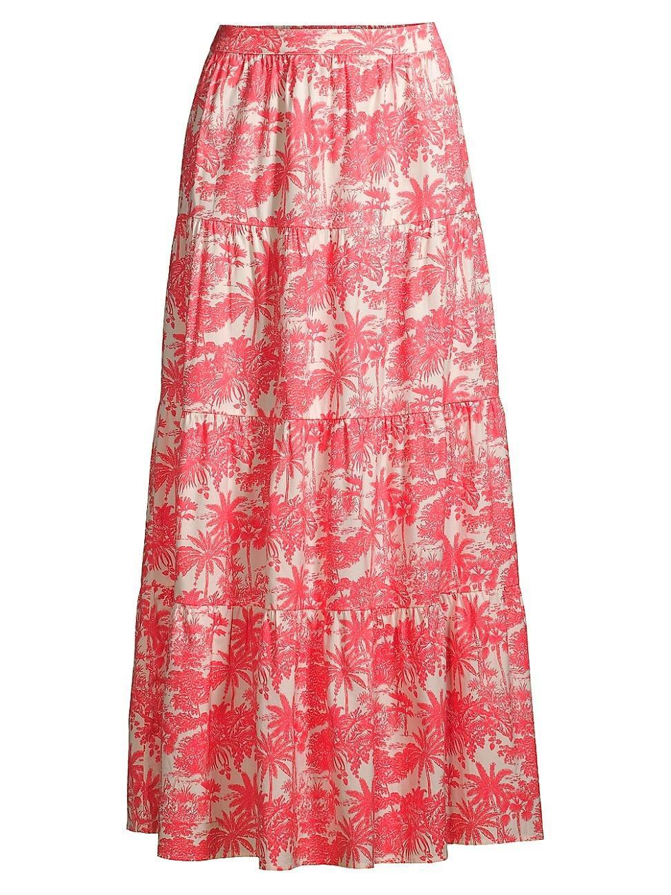 vineyard vines Tiered Maxi Skirt Product Image