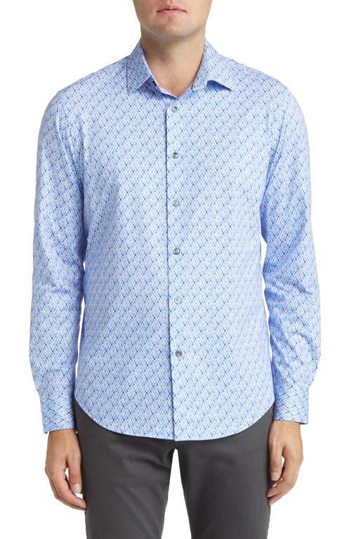 Mens James Abstract Button-Front Shirt Product Image