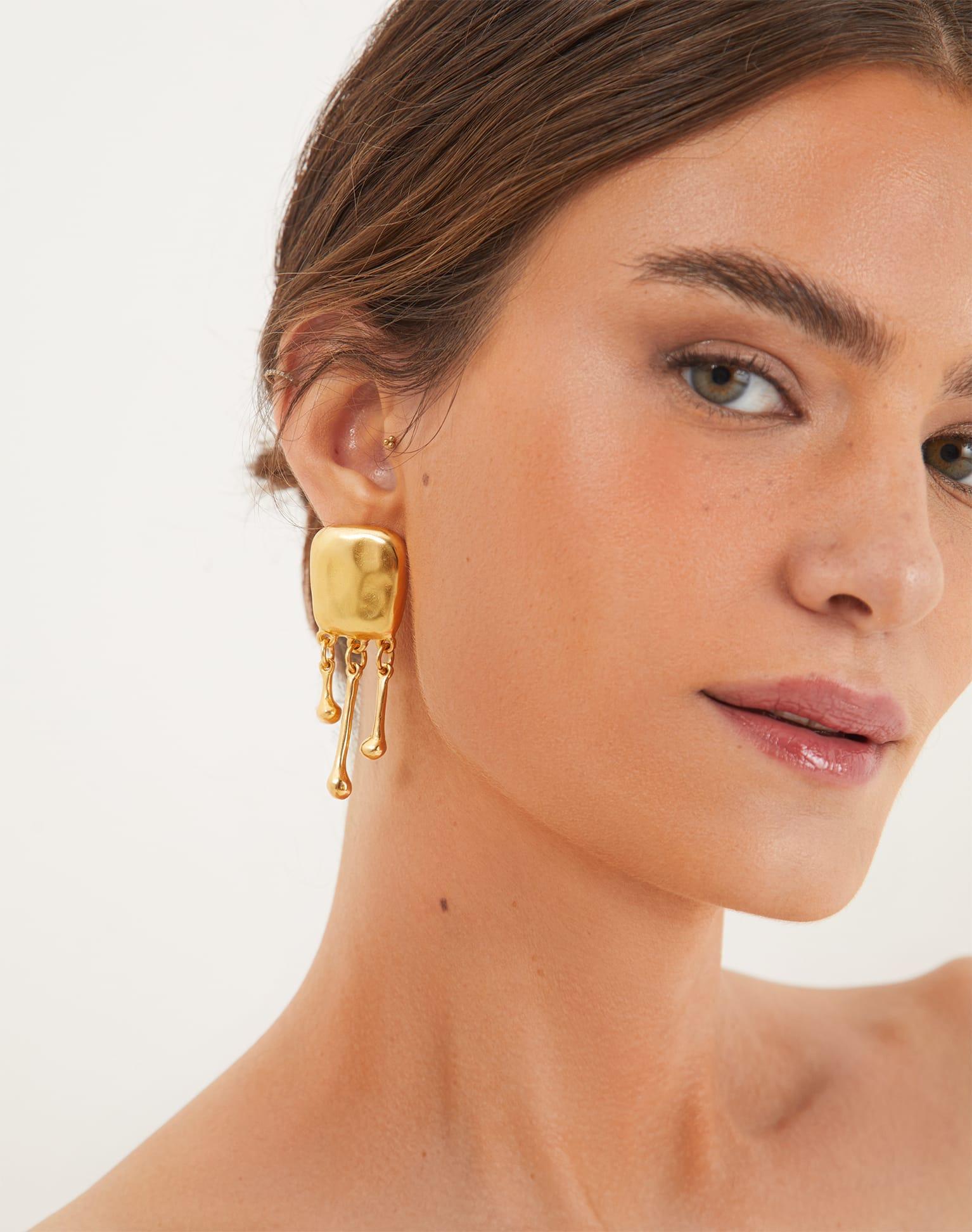 Zaya Earrings - Gold Product Image