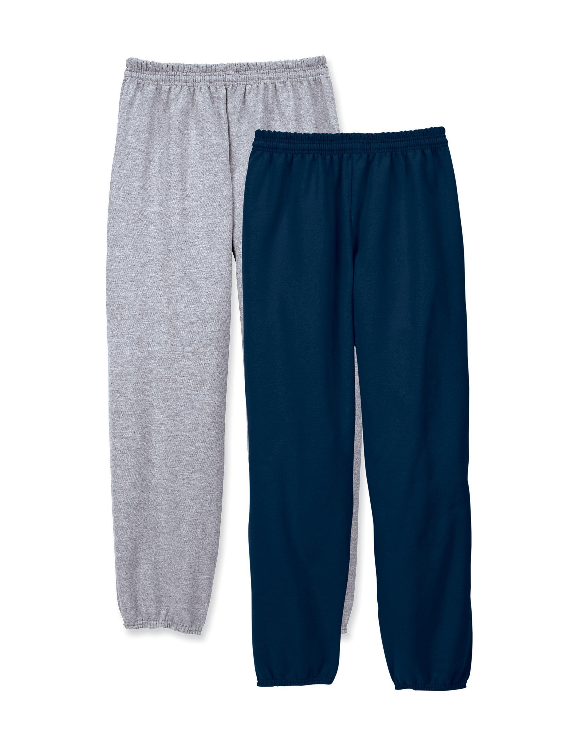 Hanes EcoSmart Fleece Mens Sweatpants Value Pack (2-pack) Navy 3XL Product Image