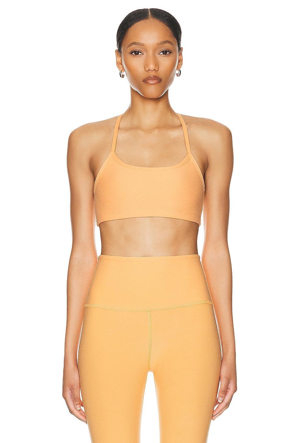 Beyond Yoga Spacedye Slim Racerback Bra Peach. (also in ). product image