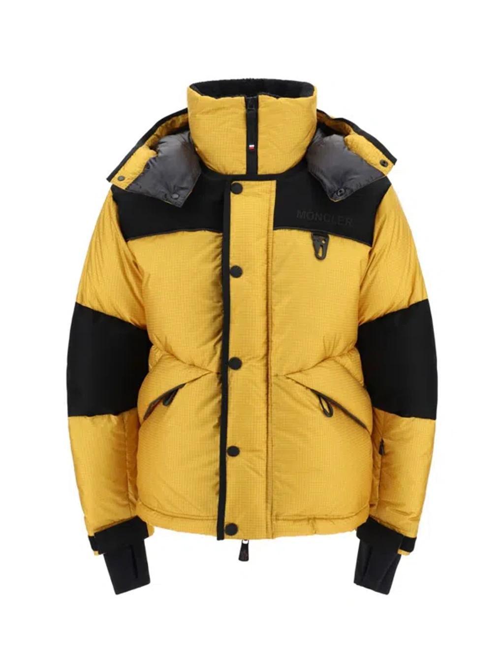 MONCLER Albiez Down Jacket In Yellow Product Image