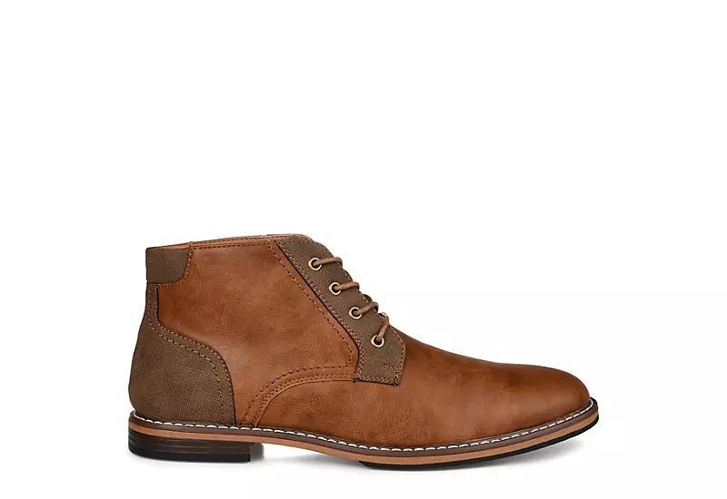 Vance Co. Franco Mens Plain Toe Chukka Boots Brown Product Image