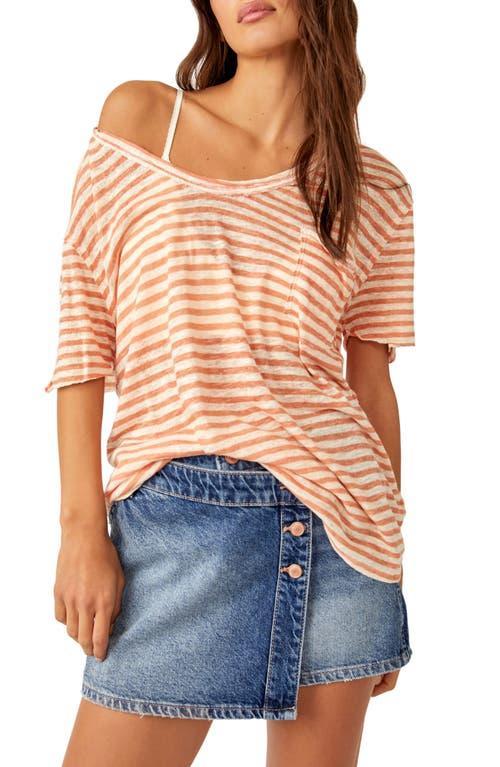 Free People Care Fp All I Need Tee Yd (Grapefruit Seltzer) Women's Clothing Product Image