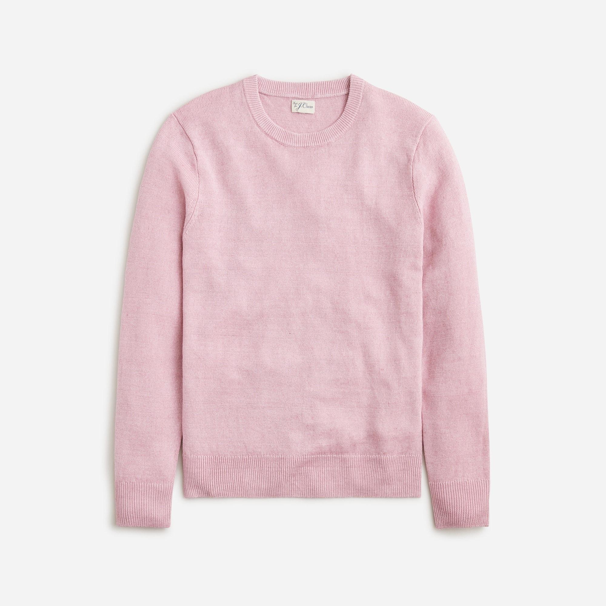 Linen crewneck sweater Product Image