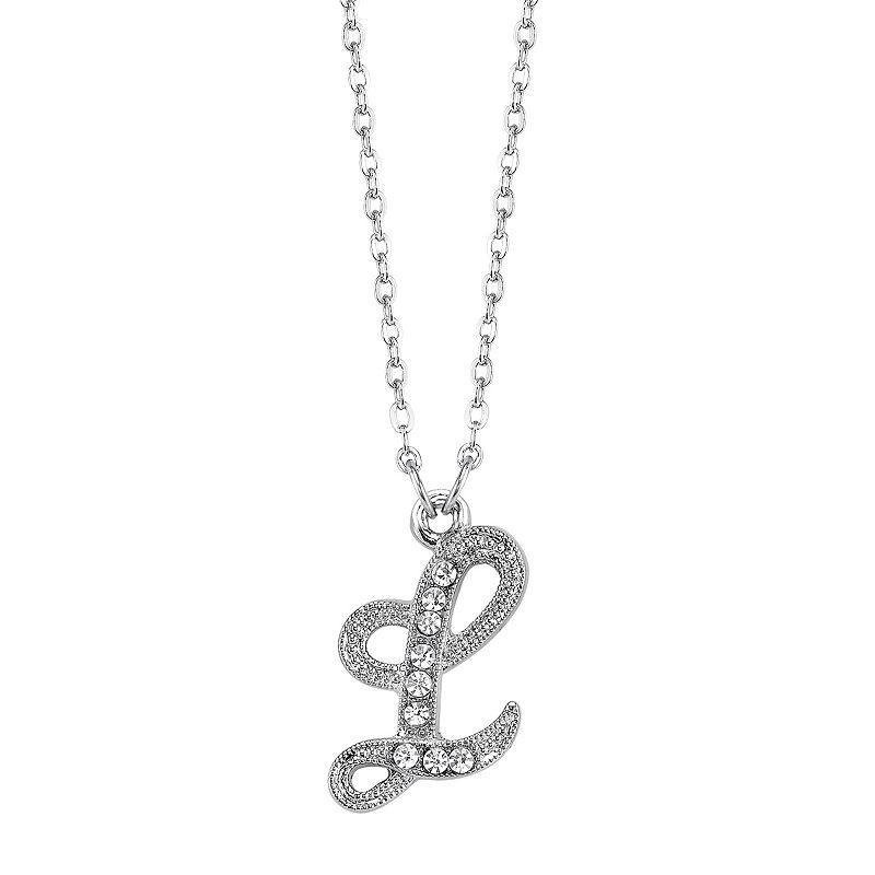 1928 Script Initial Necklace, Womens Product Image