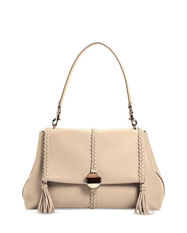 Womens Penelope Leather Shoulder Bag Product Image