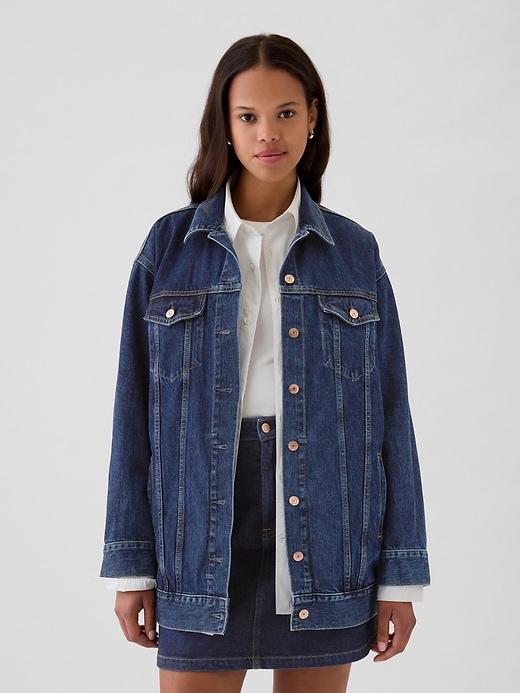 Oversized Icon Denim Jacket Product Image