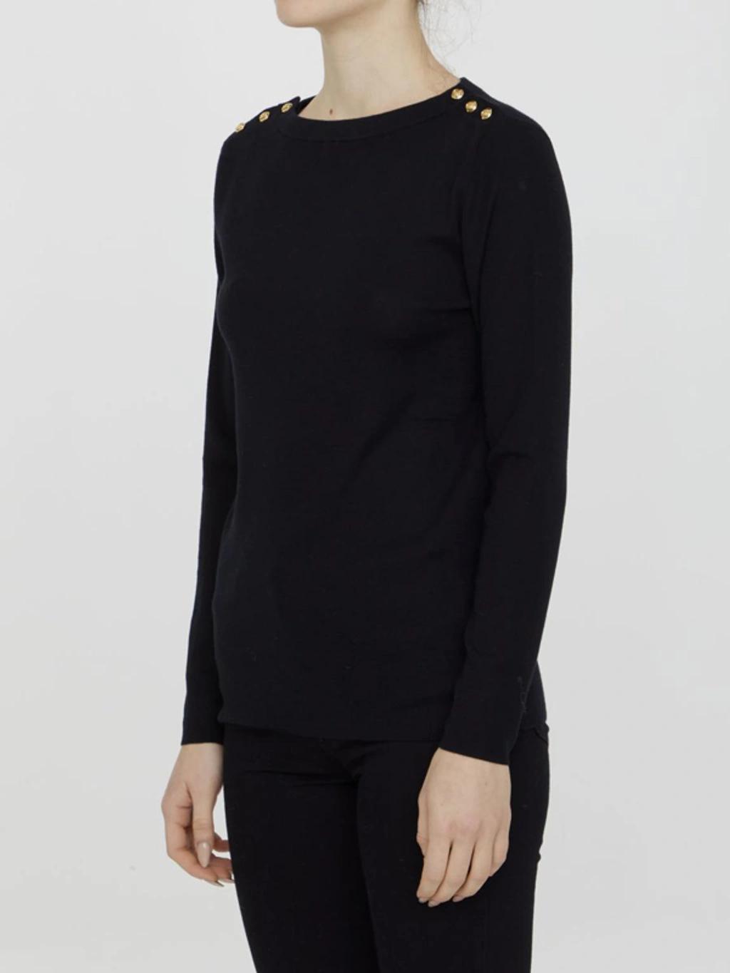 Black Cashmere Jumper Product Image