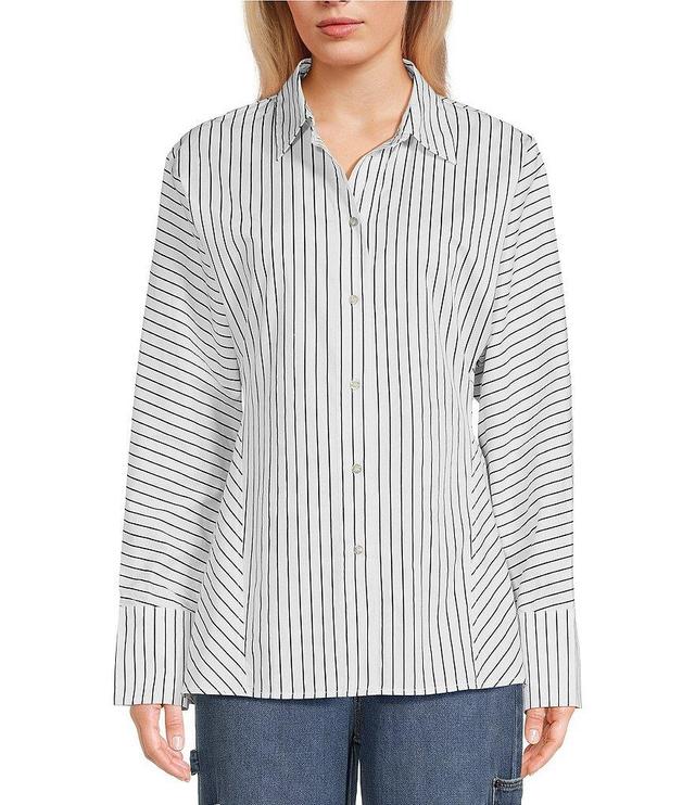 GB Stripe Print Woven Shirt Product Image