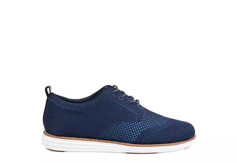 Vance Co. Ezra Mens Wingtip Casual Shoes Blue Product Image