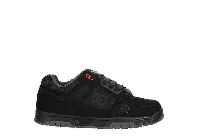 DC Stag (Black/Grey/Red 1) Men's Skate Shoes Product Image