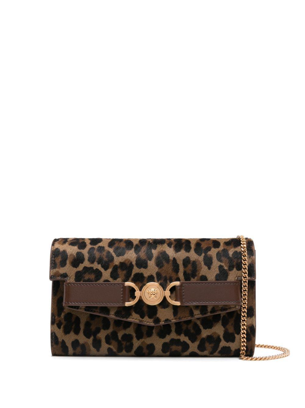 leopard-print clutch bag Product Image