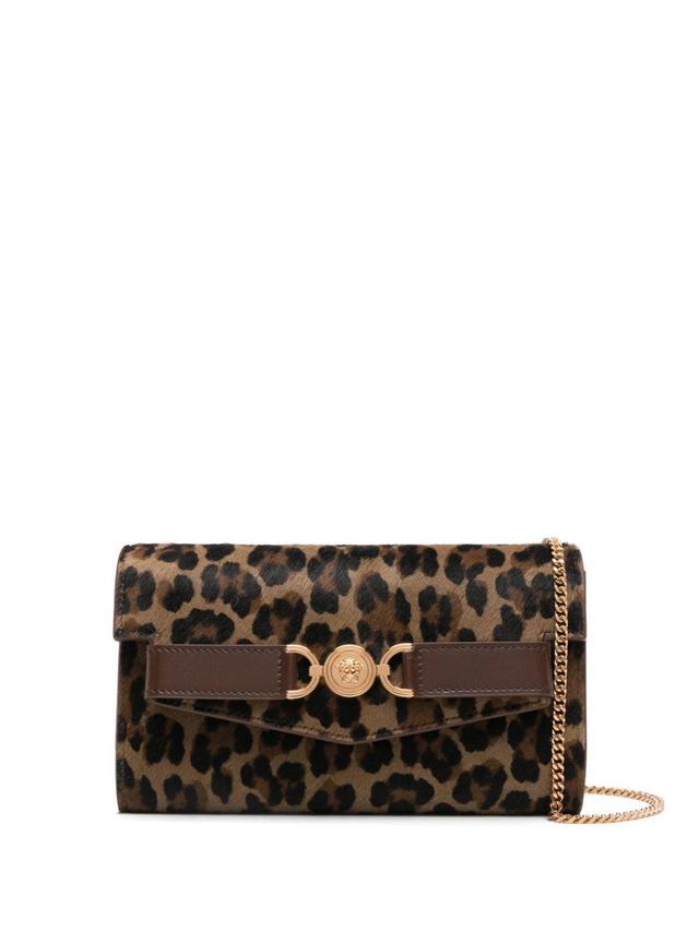 leopard-print clutch bag Product Image