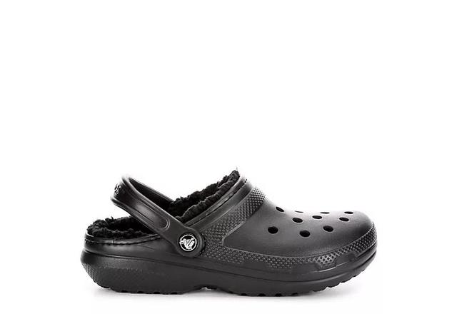 Crocs Womens Crocs Classic Lined Clogs - Womens Shoes Black/Black Product Image