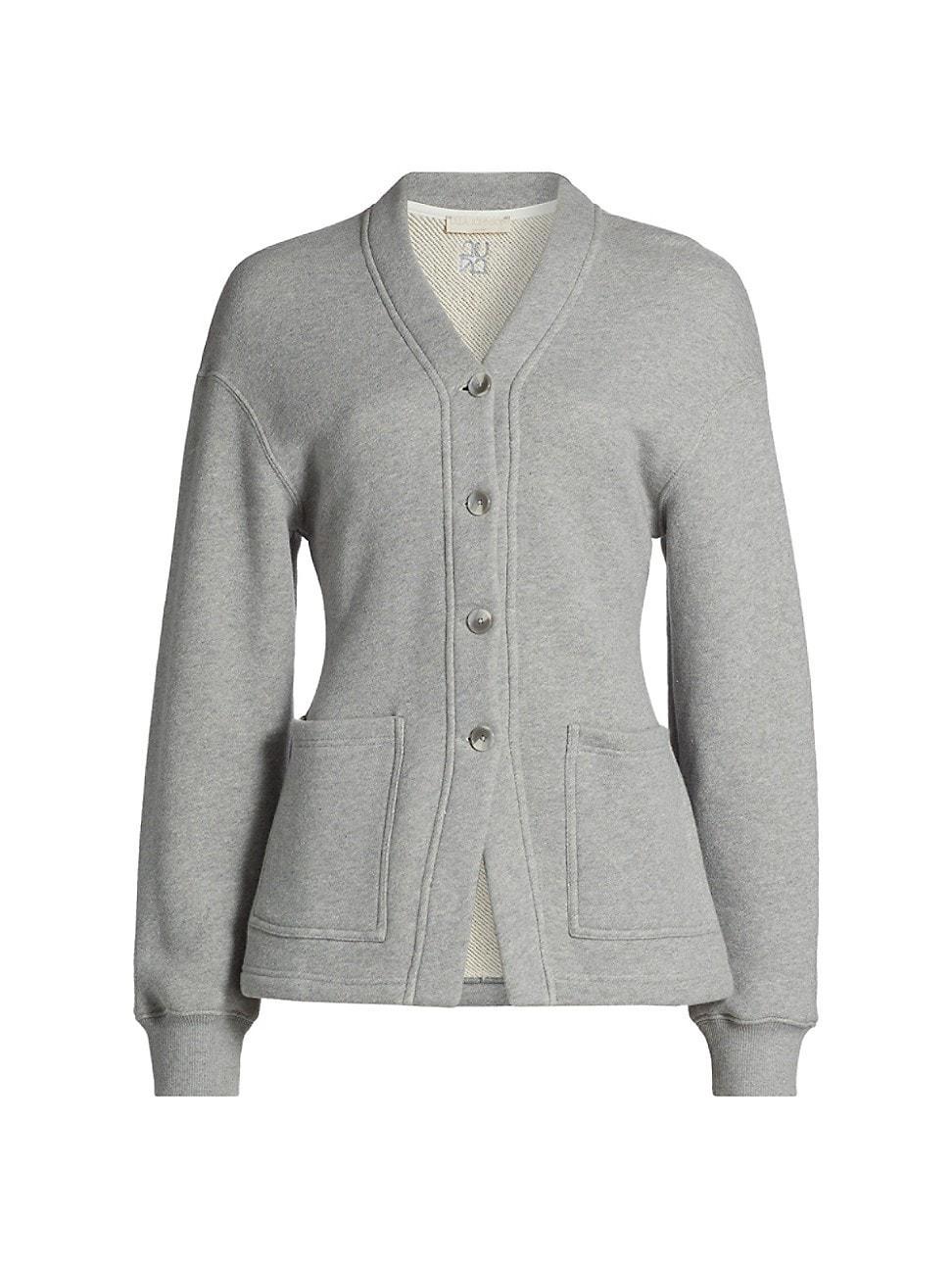 Womens Lucian Cotton Fleece Cardigan product image