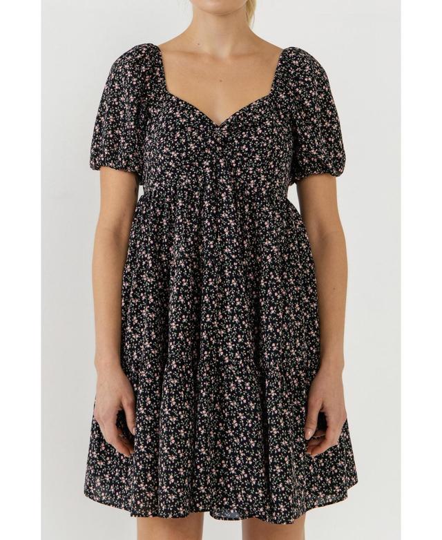 Womens Floral Mini Dress Product Image