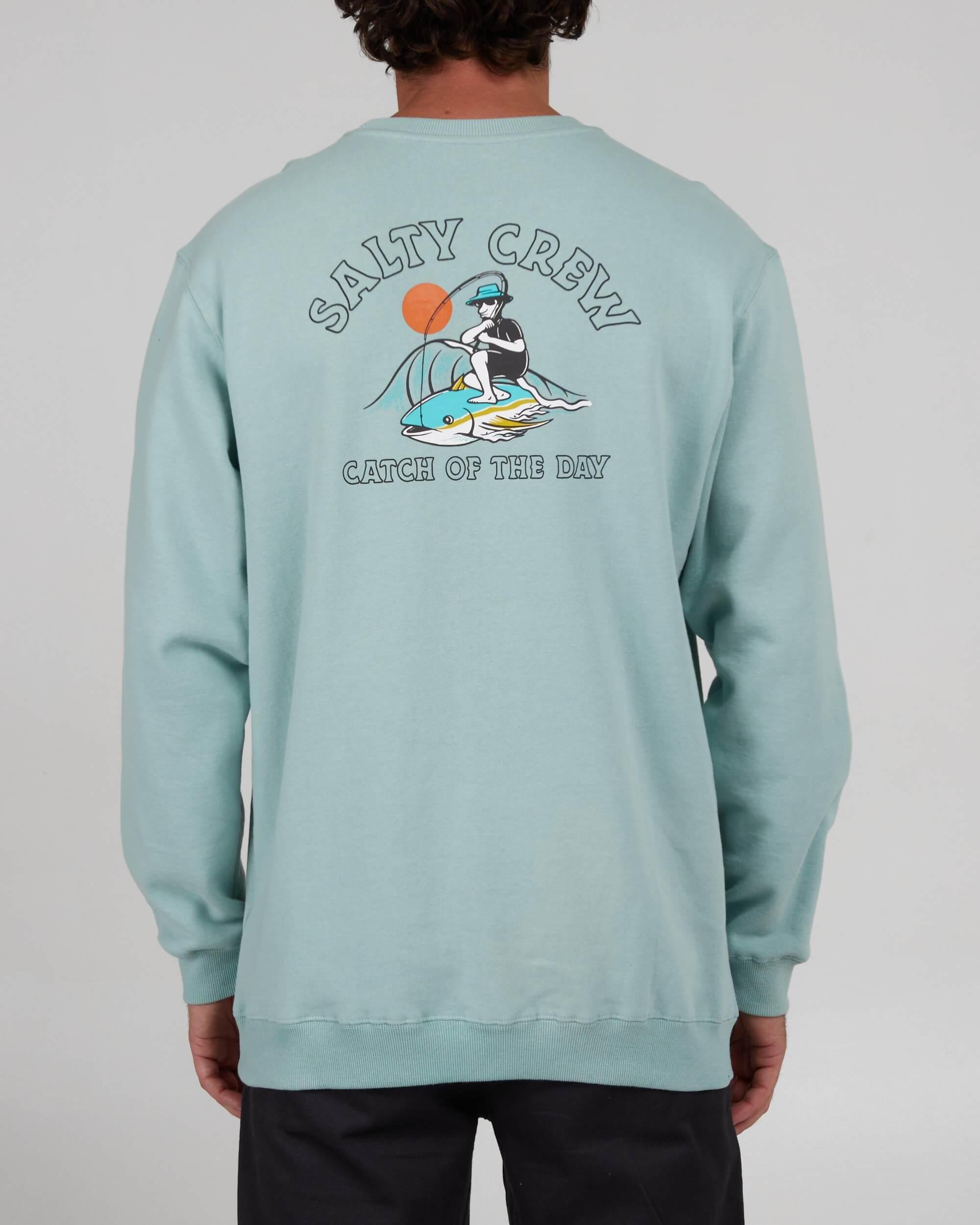 CATCH OF THE DAY CREW FLEECE - Mackerel Product Image