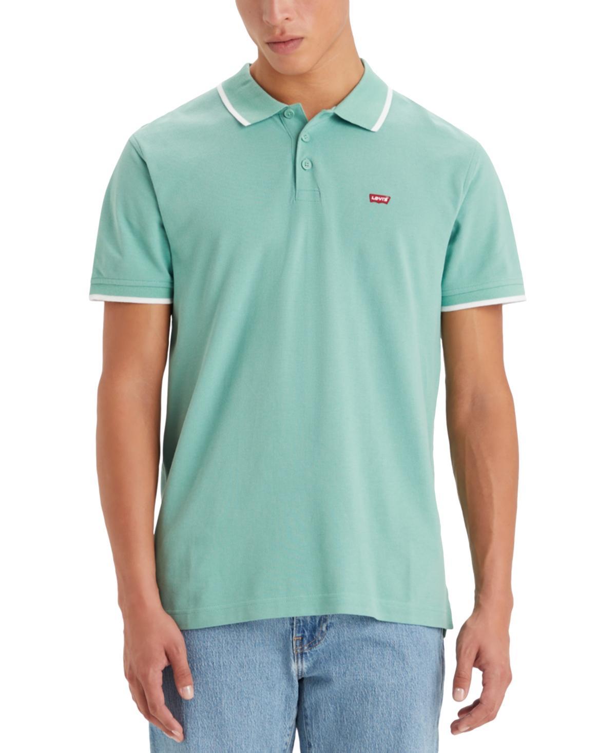 Levis Mens Housemark Standard-Fit Tipped Polo Shirt Product Image