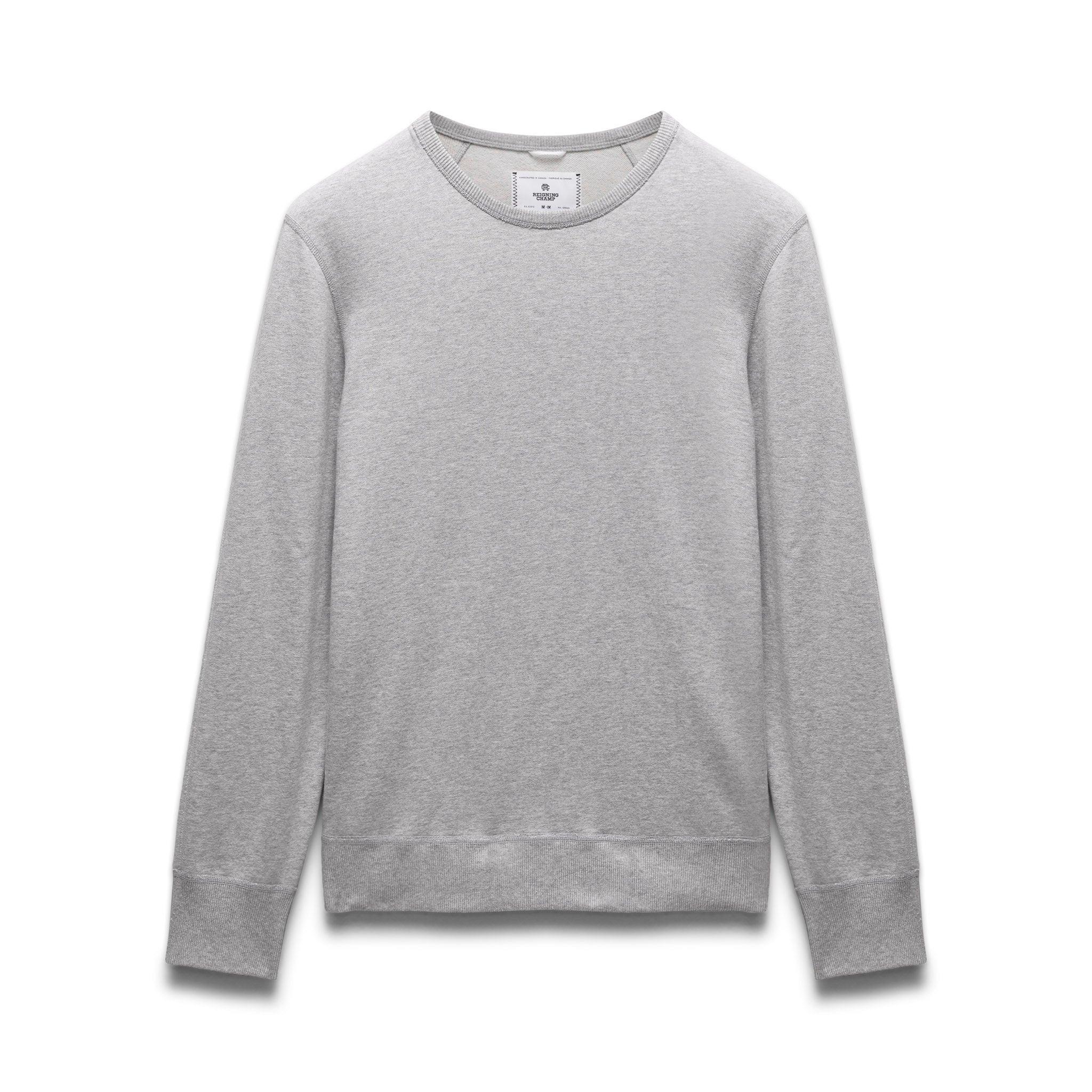 Midweight Terry Slim Crewneck Male Product Image