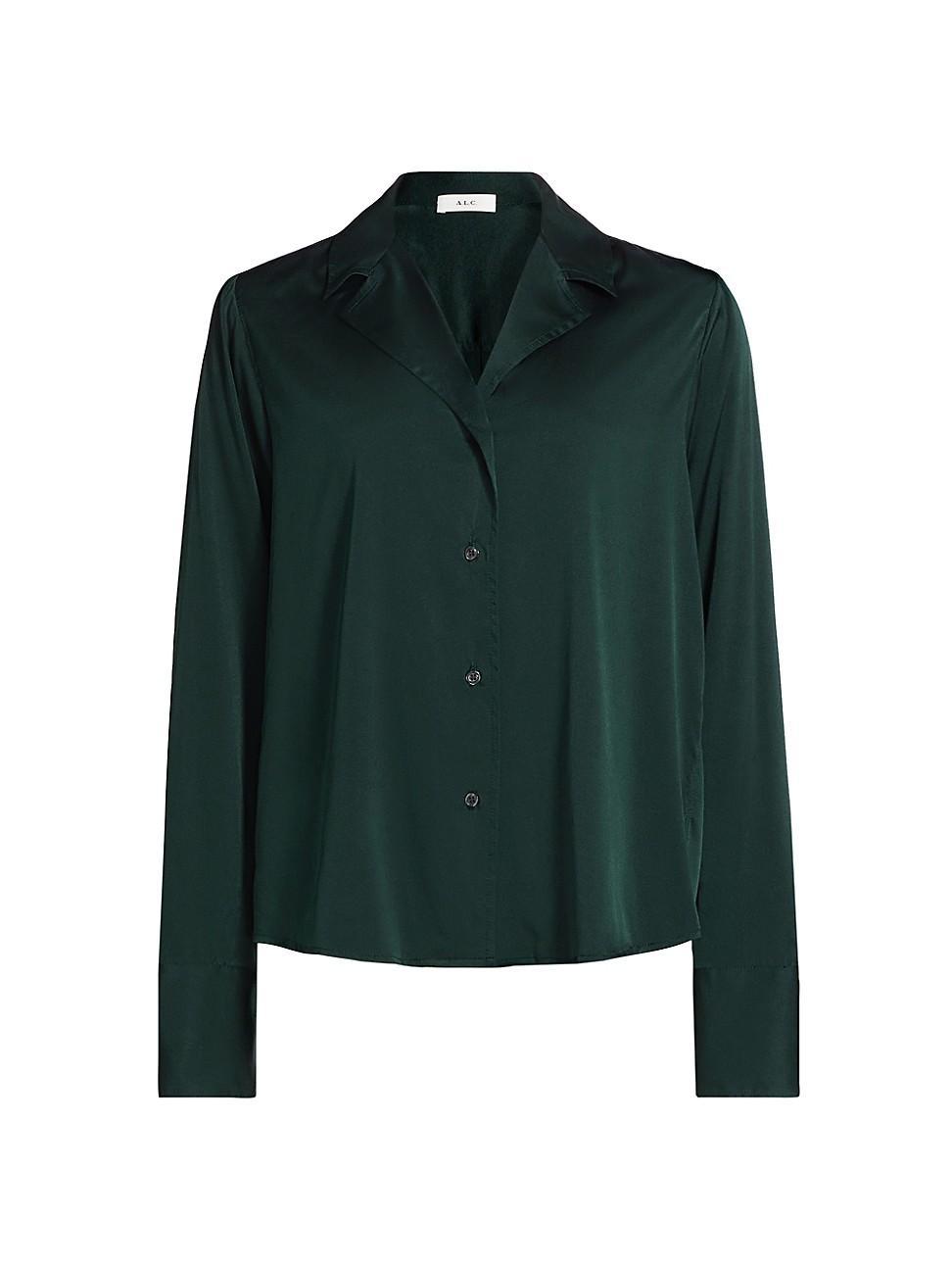 Womens Kass Stretch-Silk Shirt product image