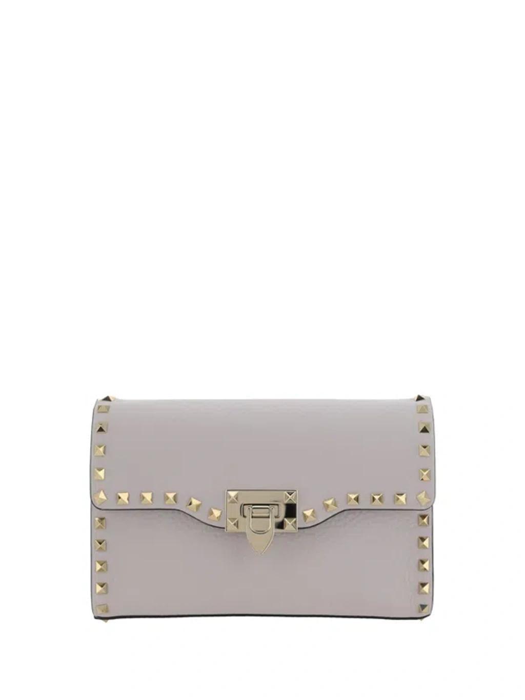 VALENTINO GARAVANI Small Rockstud Shoulder Bag In Lilac Product Image