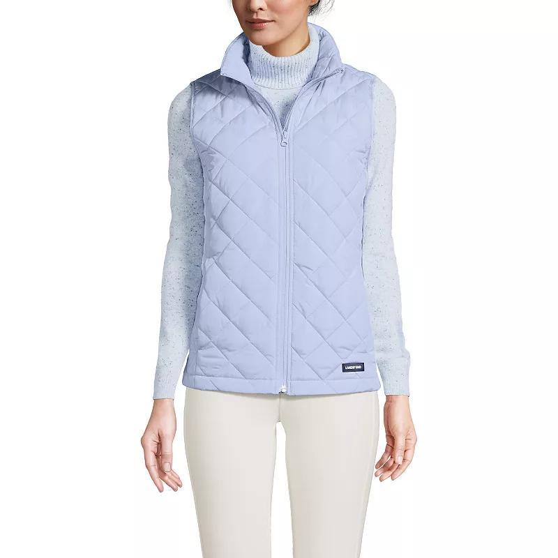 Womens Lands End Insulated Vest Soft Purple Product Image