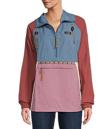 L.L.Bean Mountain Classic Color Blocked Anorak Jacket Product Image