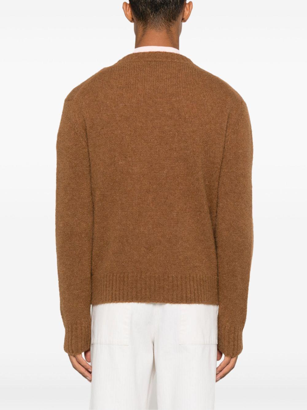 TOM FORD Alpaca-blend Sweater In Brown Product Image