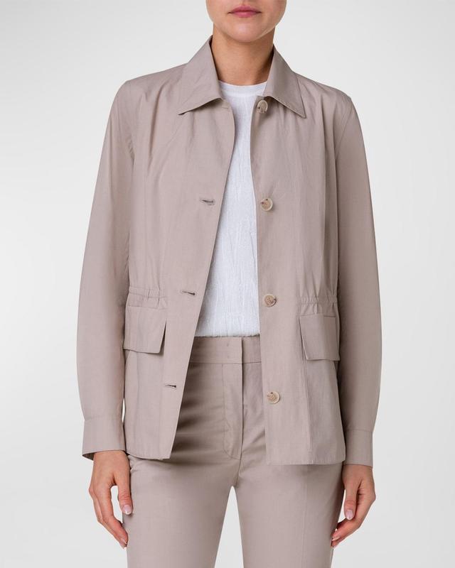 Womens Tomma Cotton Poplin Shirt Jacket Product Image