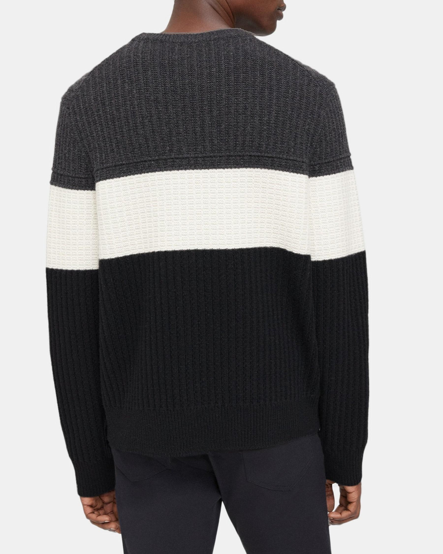 Crewneck Sweater in Wool-Cashmere Product Image