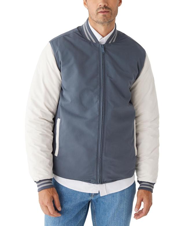 Frank and Oak Mens Skyline Reversible Weather-Resistant Varsity Jacket Product Image