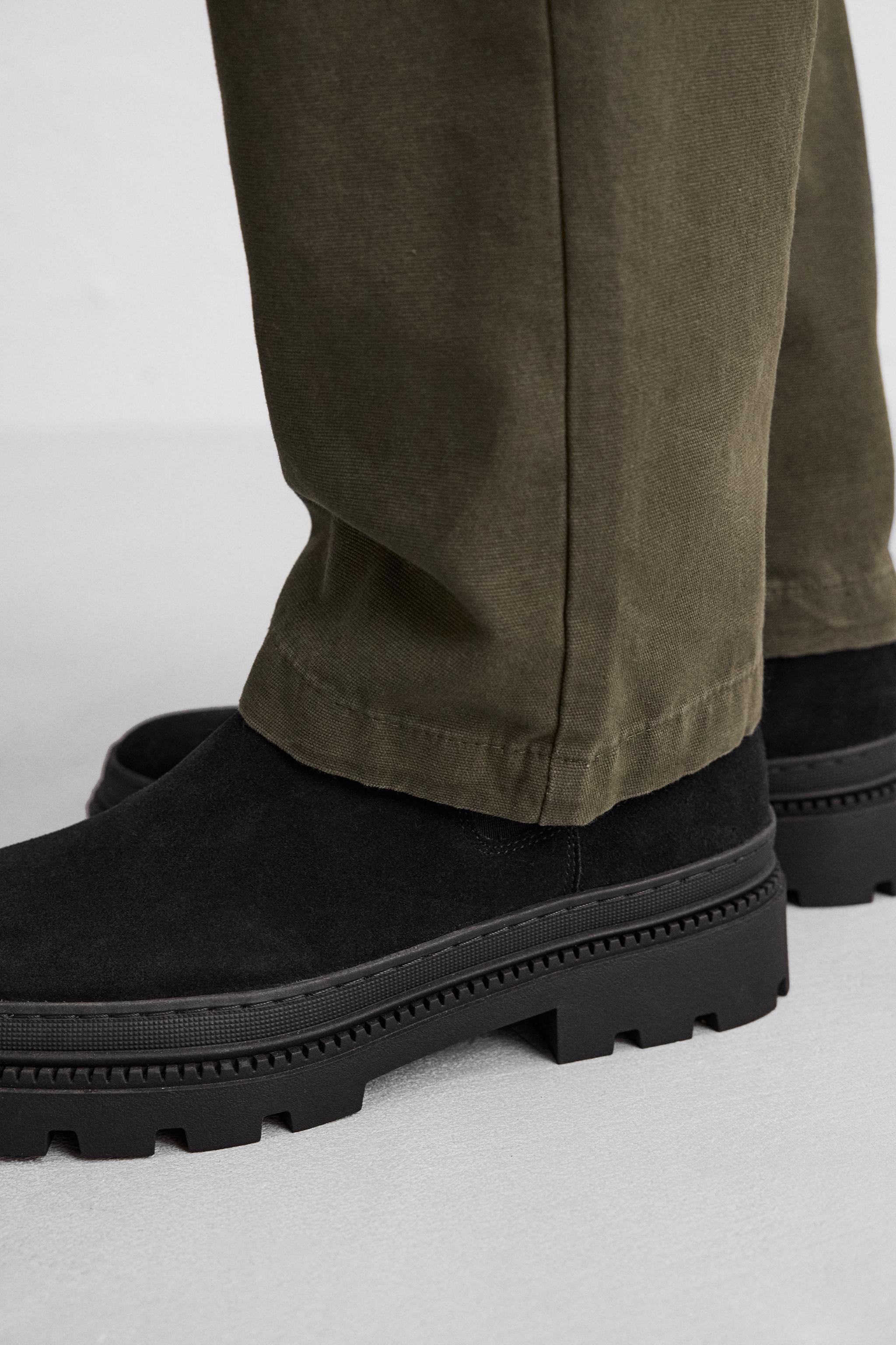 CHUNKY LEATHER CHELSEA BOOTS Product Image