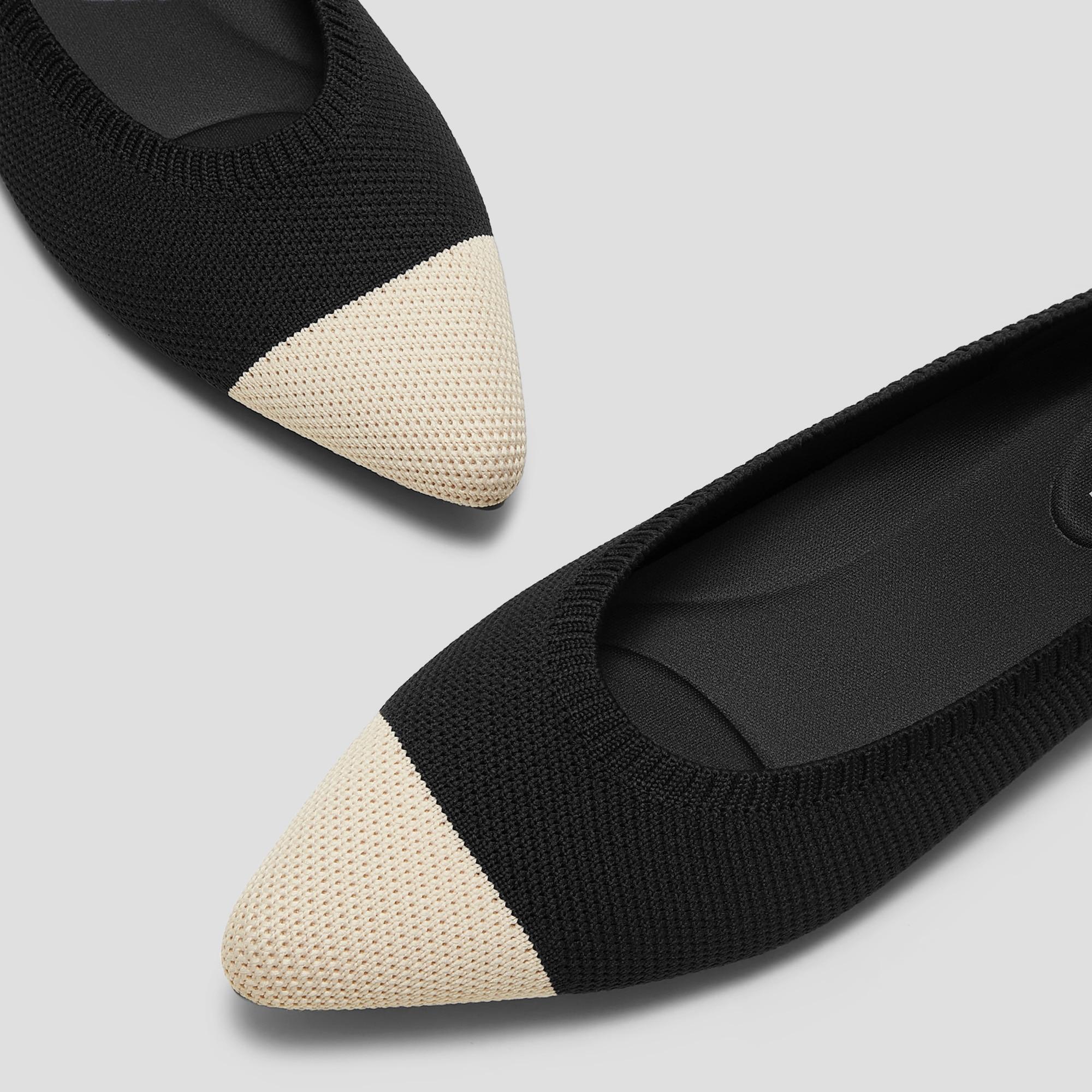 Pointed-Toe Ballet Flats (Aria 5°) Product Image