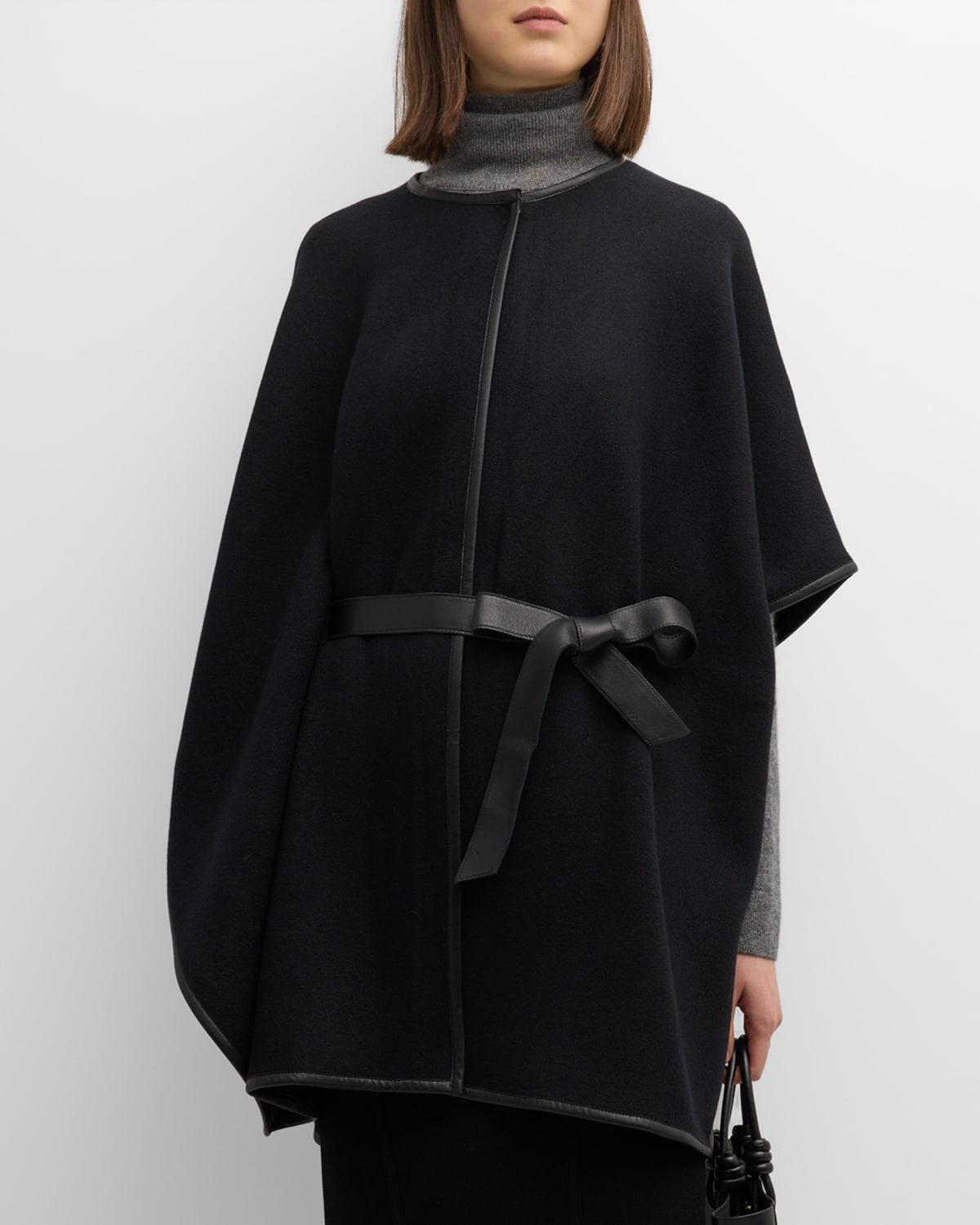 Womens Sofia Cashmere Double Face Belted Cape Product Image