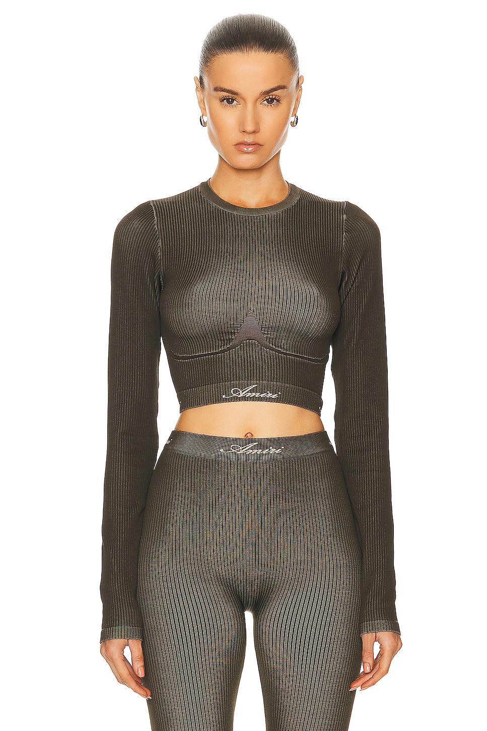 Amiri Ribbed Seamless Long Sleeve Top Product Image