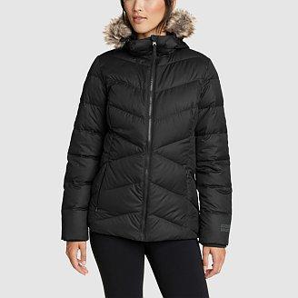 Women's Classic Down Hooded Jacket Product Image