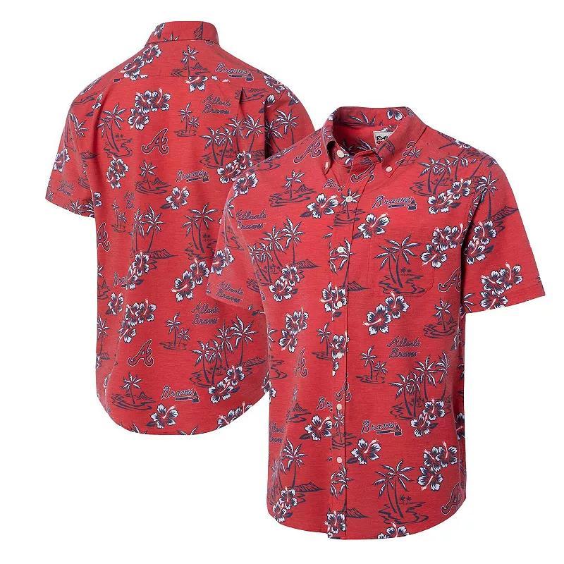 Mens Reyn Spooner Atlanta Braves Kekai Button-Down Shirt Product Image