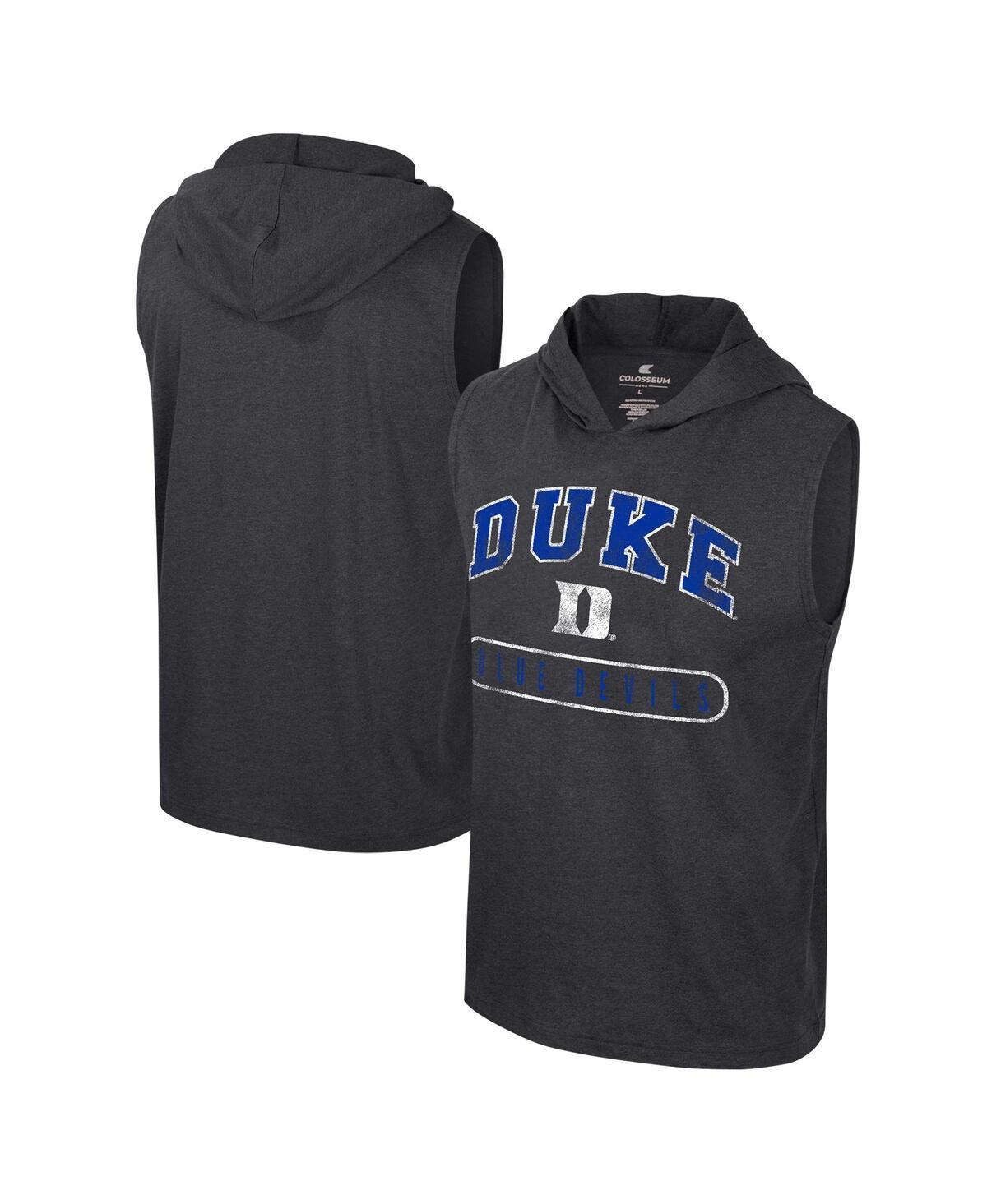 Mens Colosseum Duke Blue Devils Varsity Sleeveless Hoodie Tank Top Product Image