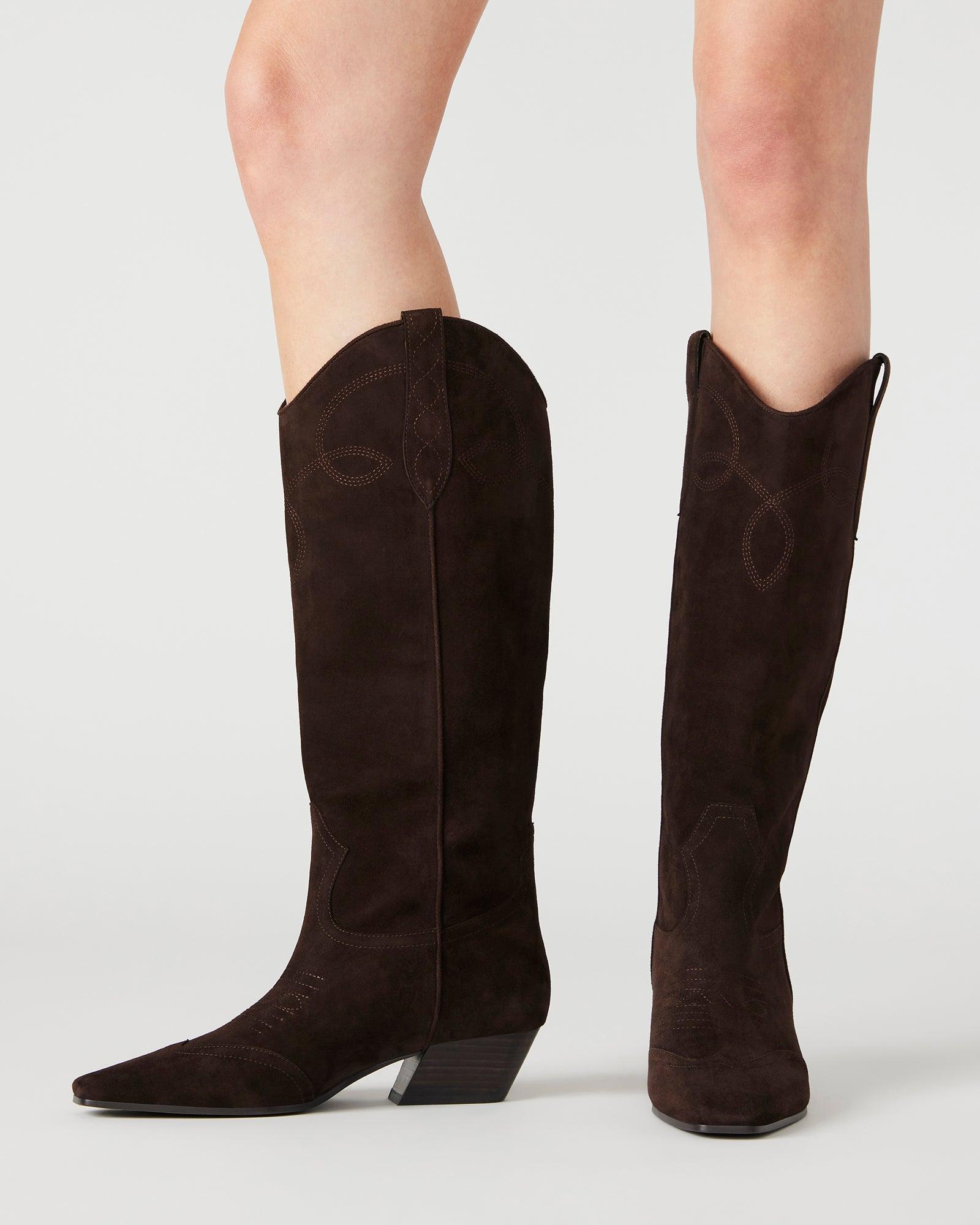 DOLLIE BROWN SUEDE Female Product Image