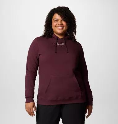 Columbia Womens Columbia Trek Graphic Treatment Hoodie - Plus Size- Product Image