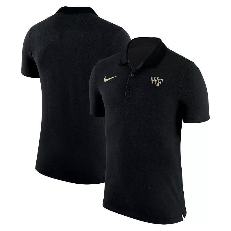 Mens Nike Black Wake Forest Demon Deacons Sideline Polo Product Image