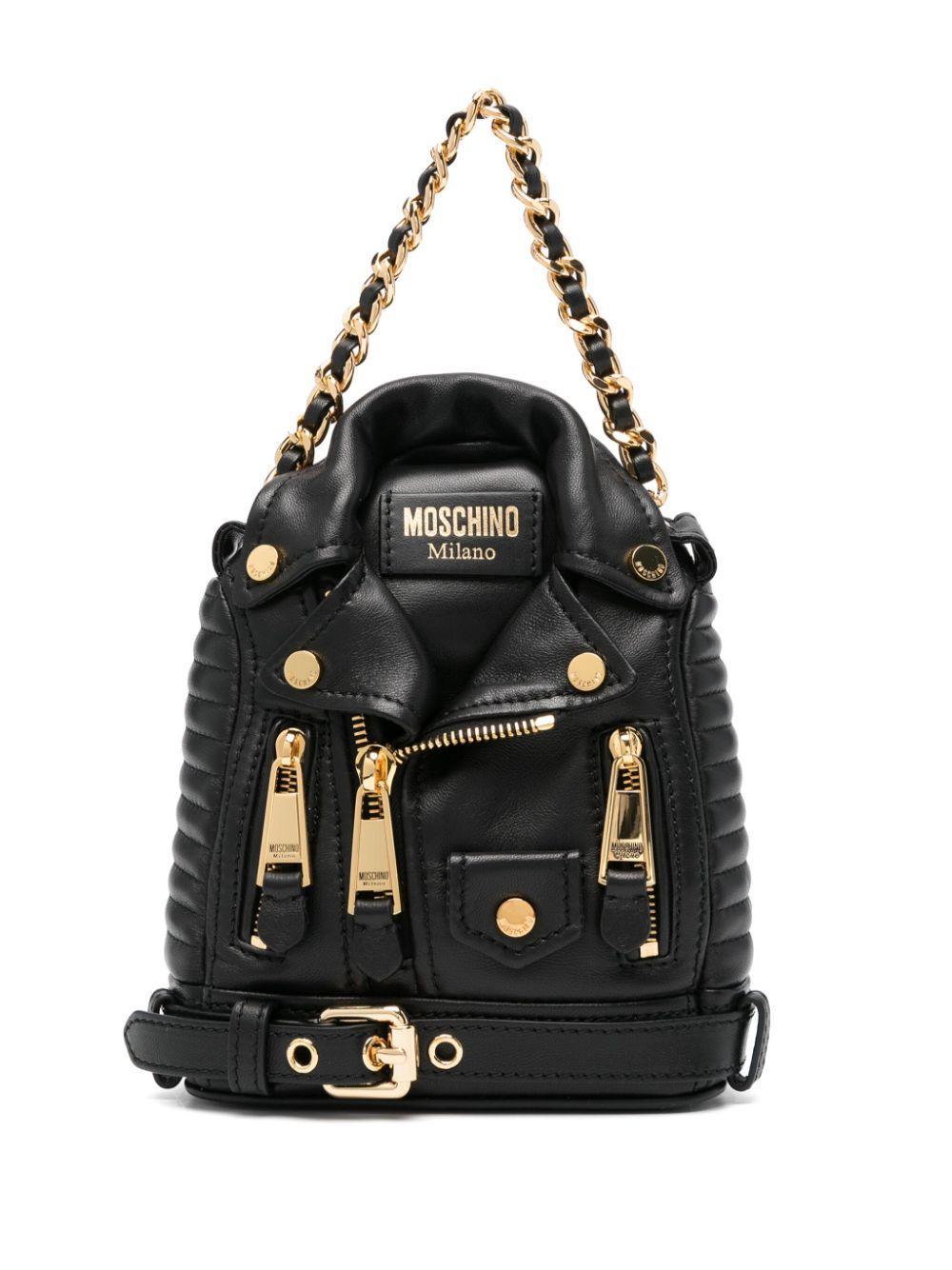 MOSCHINO Biker Handtasche In Black Product Image