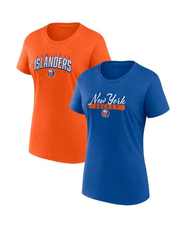 Womens Fanatics Royal New York Islanders Two-Pack Fan T-shirt Set - Royal Product Image