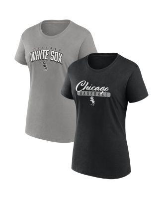 Womens Fanatics Branded /Gray Chicago White Sox Fan T-Shirt Combo Set Product Image