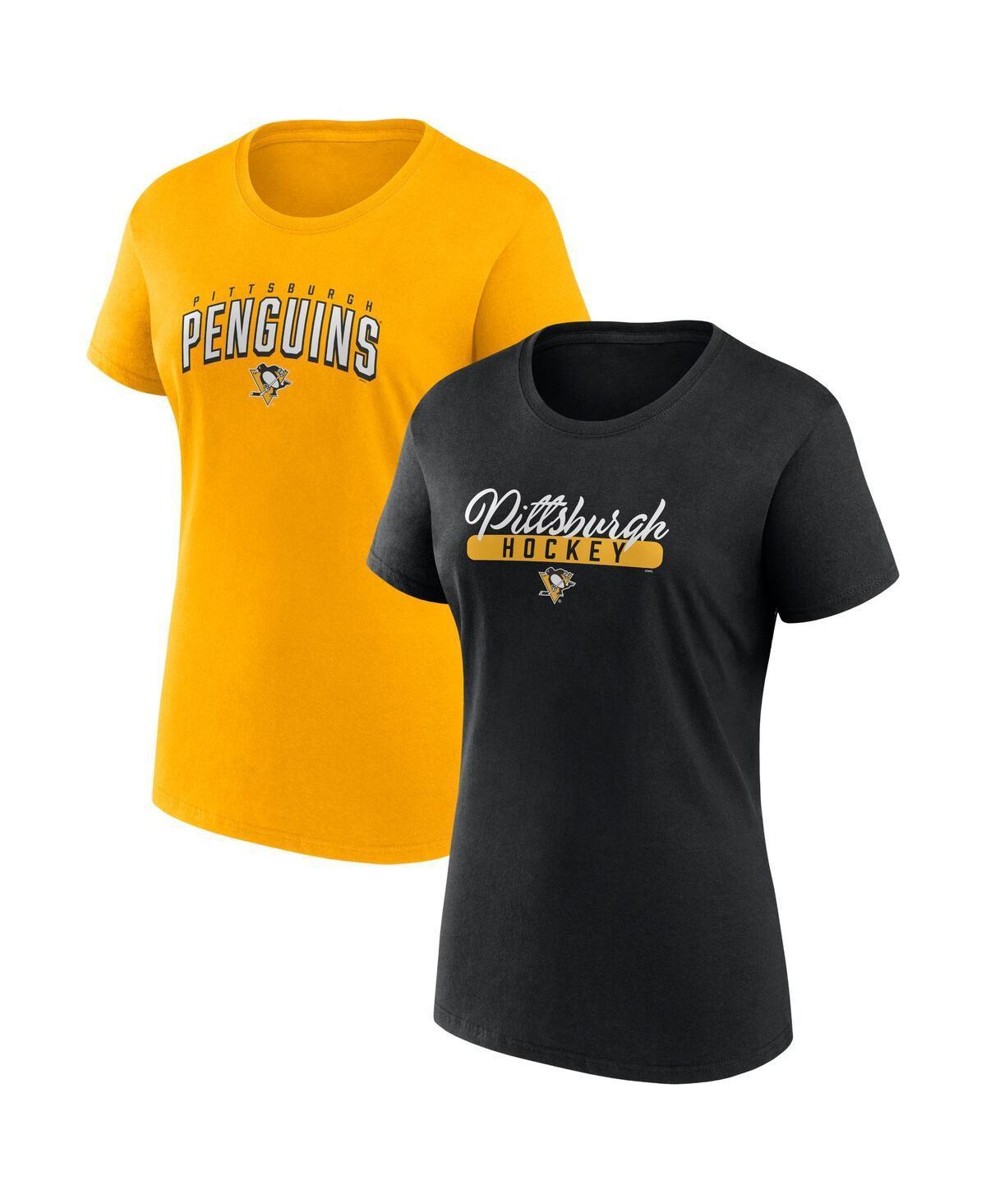 Womens Fanatics Branded /Gold St. Louis s Two-Pack Fan T-shirt Set Product Image