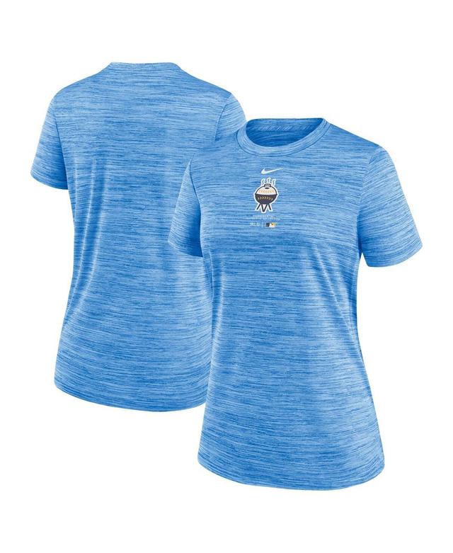 Womens Nike Blue Milwaukee Brewers City Connect Practice Velocity T-shirt Product Image